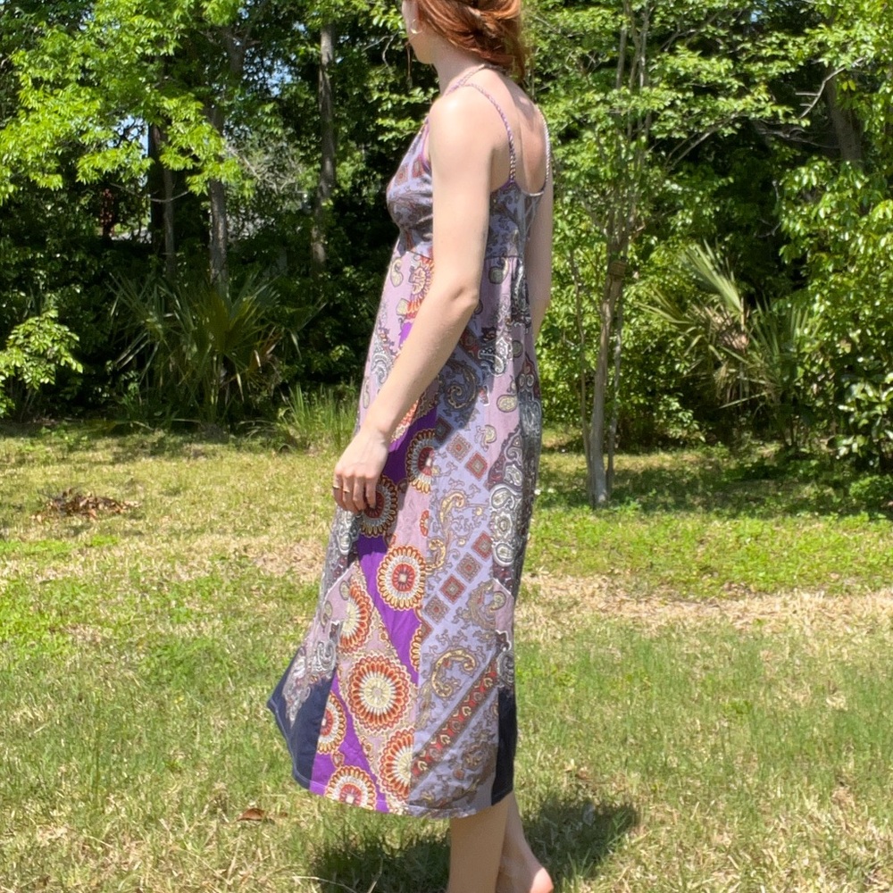 3/$30🪩 Lucky Brand Midi Dress - Picture 3 of 6